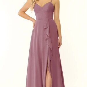 Azazie Naeem Bridesmaid Dress in Vintage Mauve